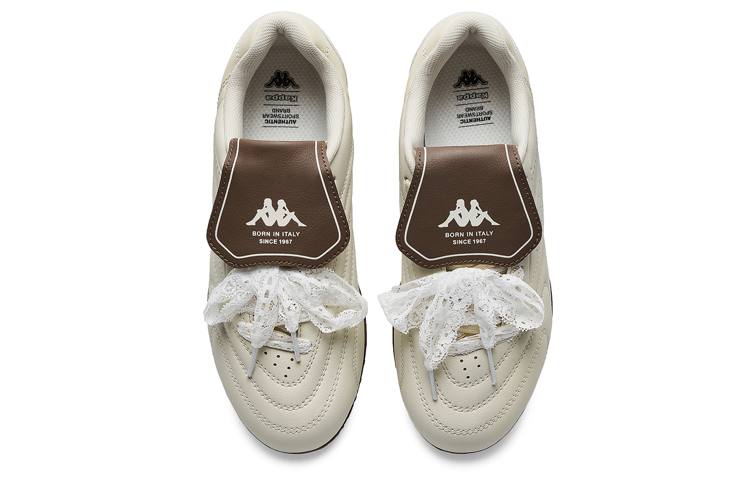 Kappa K79 Back to Back Low top Racing Shoes Women’s Cheese White