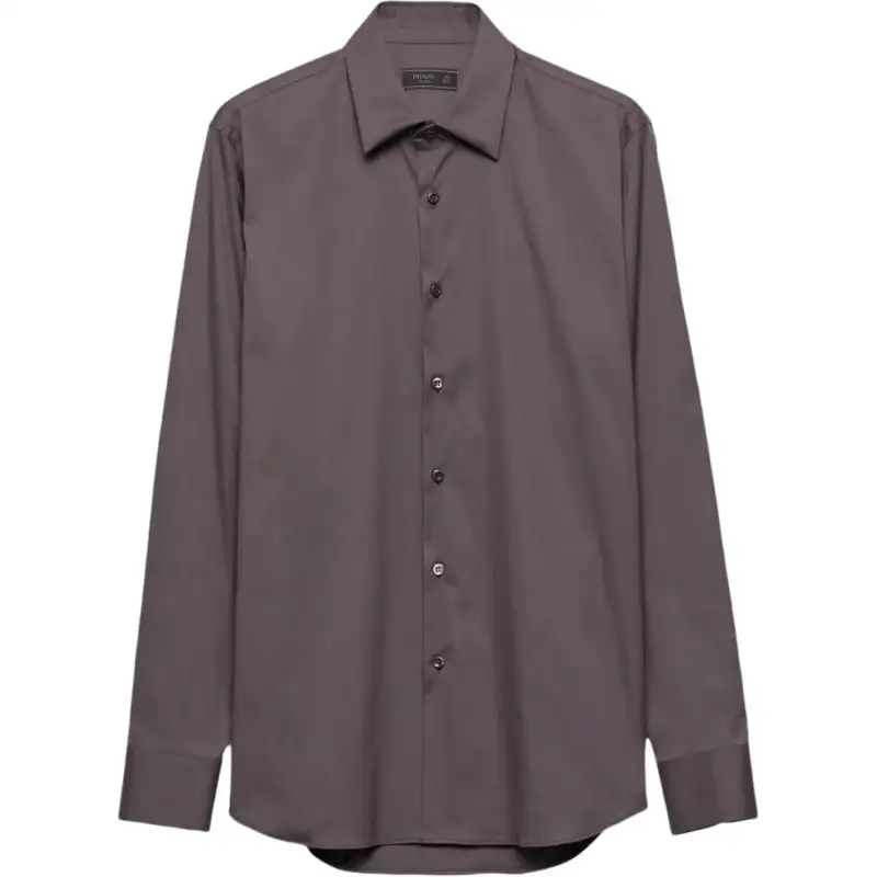 Prada classic-collar cotton shirt