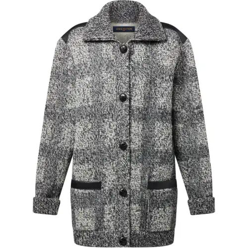 LOUIS VUITTON Tweed Knit Cardigan