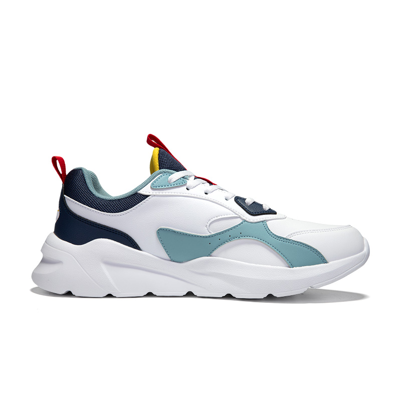 Erke Sports Life Collection Cushioning, Wear Resistant Low top Casual Running Shoes Men’s Erke Fjord Blue