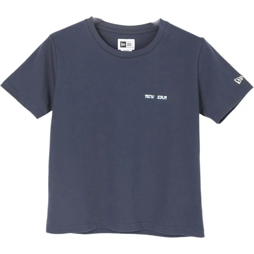 New Era T-Shirts Unisex Navy Blue Crew Neck