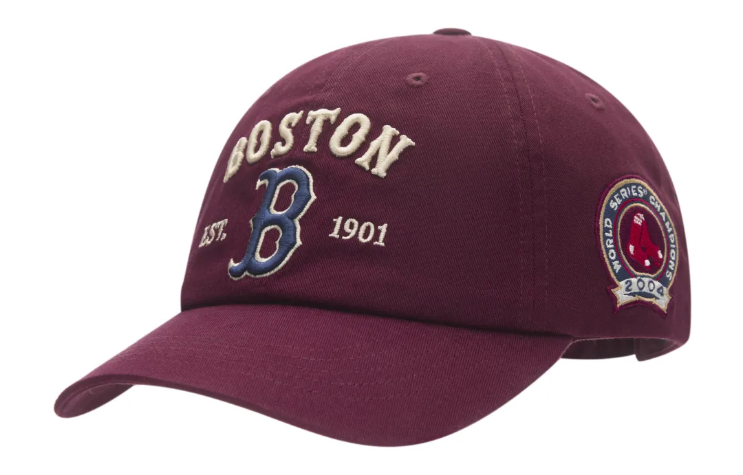 MLB Cotton Baseball Caps Unisex Red