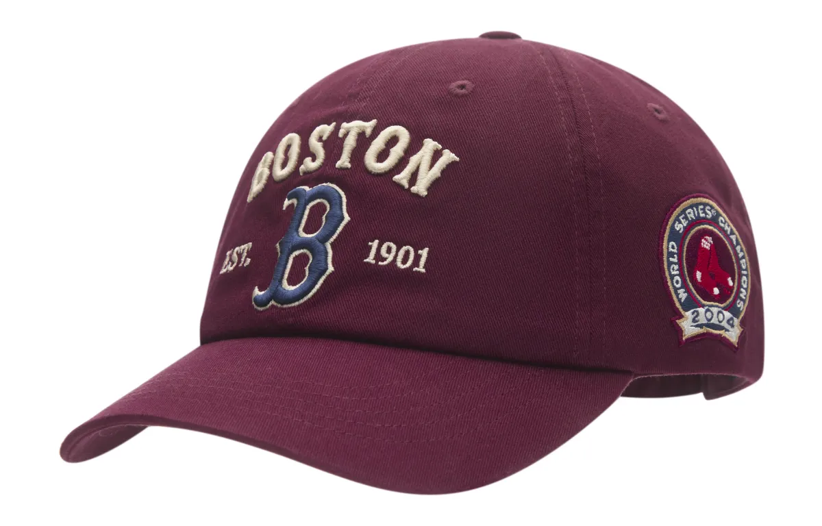 MLB Cotton Baseball Caps Unisex Red