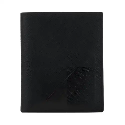 PRADA Leather Wallet Women's Black
