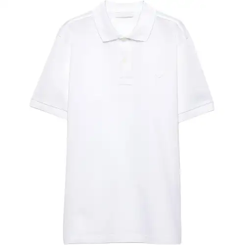 PRADA Polo Shirts Men's White Moderate