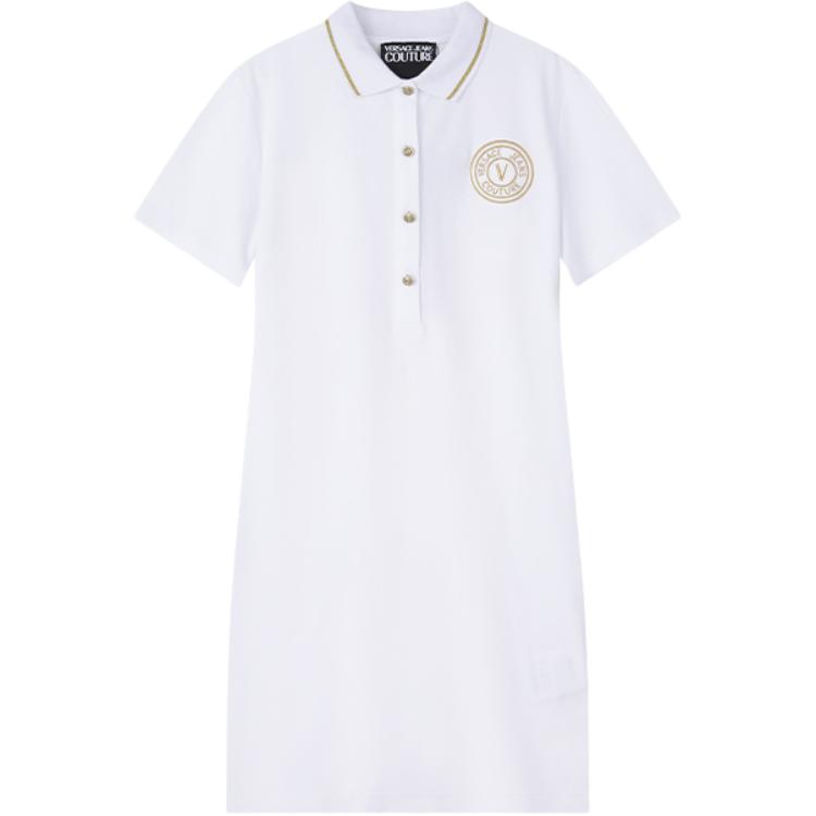 Женское платье Versace VERSACE JEANS COUTURE SS25 VPolo (черное)