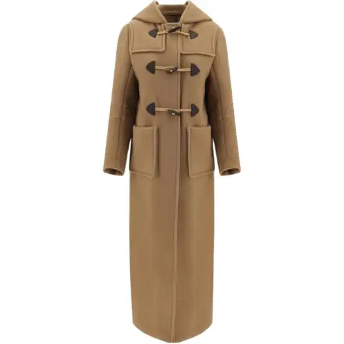 PRADA Slouch hood Wool Coat