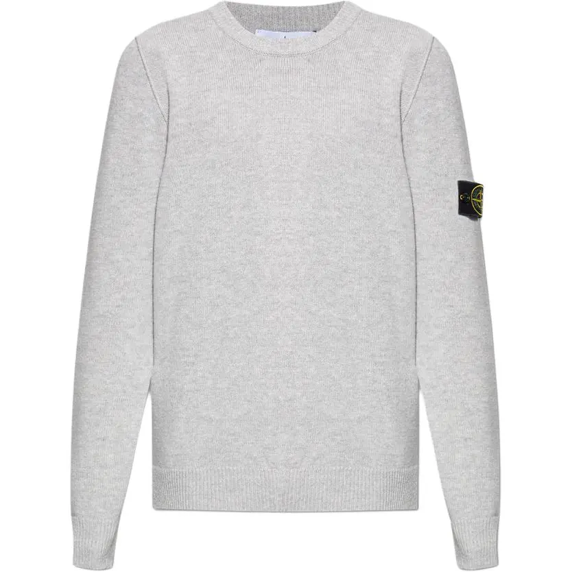 STONE ISLAND Logo Patch Crewneck Jumper