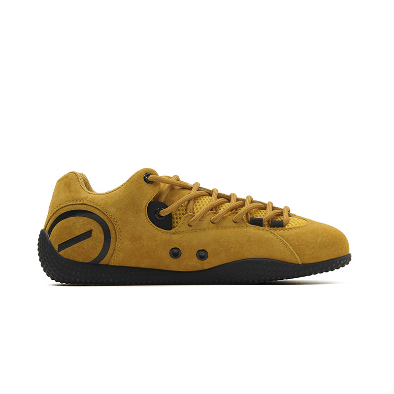 Senzubean Slip Resistant Abrasion Resistant Low top Racing Shoes Unisex Lightning Yellow