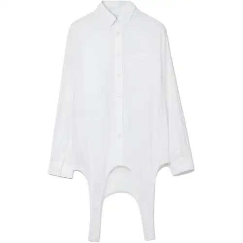 Burberry Shirts Men's White Lapel Moderate Other