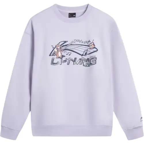 Li Ning Sports Life Collection Sweatshirt Women's Sea Salt Purple