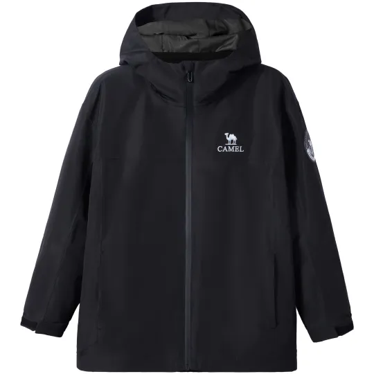 CAMEL Kids Windbreaker Jackets Hooded Moderate