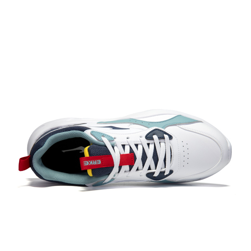 Erke Sports Life Collection Cushioning, Wear Resistant Low top Casual Running Shoes Men’s Erke Fjord Blue