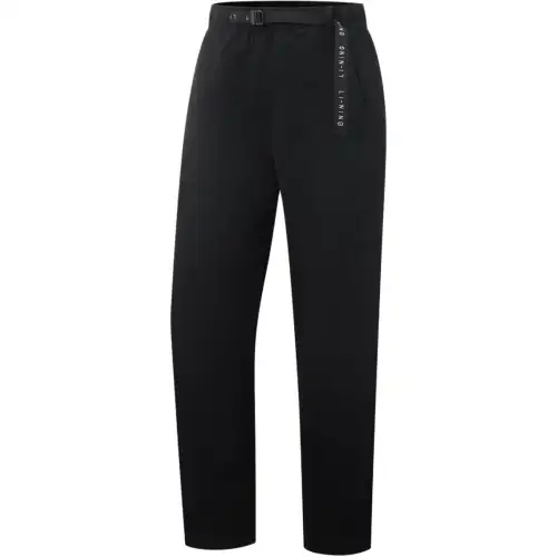 Li Ning Fitness Series Fleece Lined Thermal Comfortable Minimalist Style Athleisure Stitching Casual Pants Women's