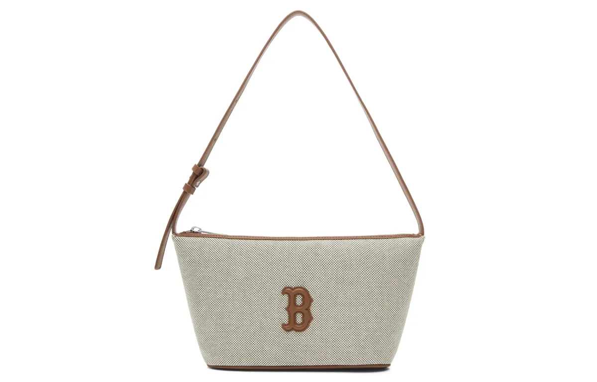 MLB Basic Boston Red Sox Acrylic Shoulder Bag, Handbag, Crossbody Bag, Shoulder Bag Unisex Brown