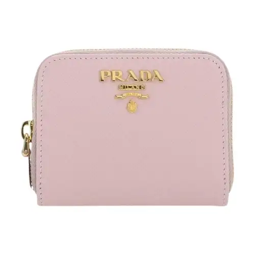 PRADA Saffiano Leather Wallet Women's