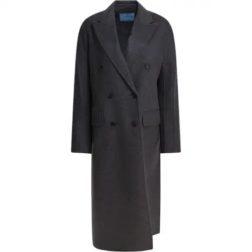 Prada Double-Breasted Long Coat