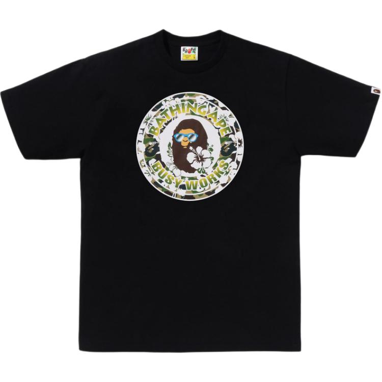 Мужская футболка A BATHING APE Floral Camo (разноцветная)