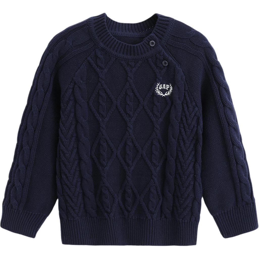 Детский свитер GAP logo (синий) — фото 8