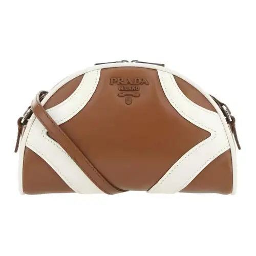 PRADA Leather Crossbody Bags Women's Multicolor