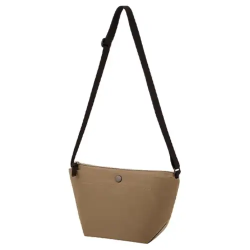 UNIQLO Solid Color Nylon Crossbody Bag, Shoulder Bag Unisex Olive