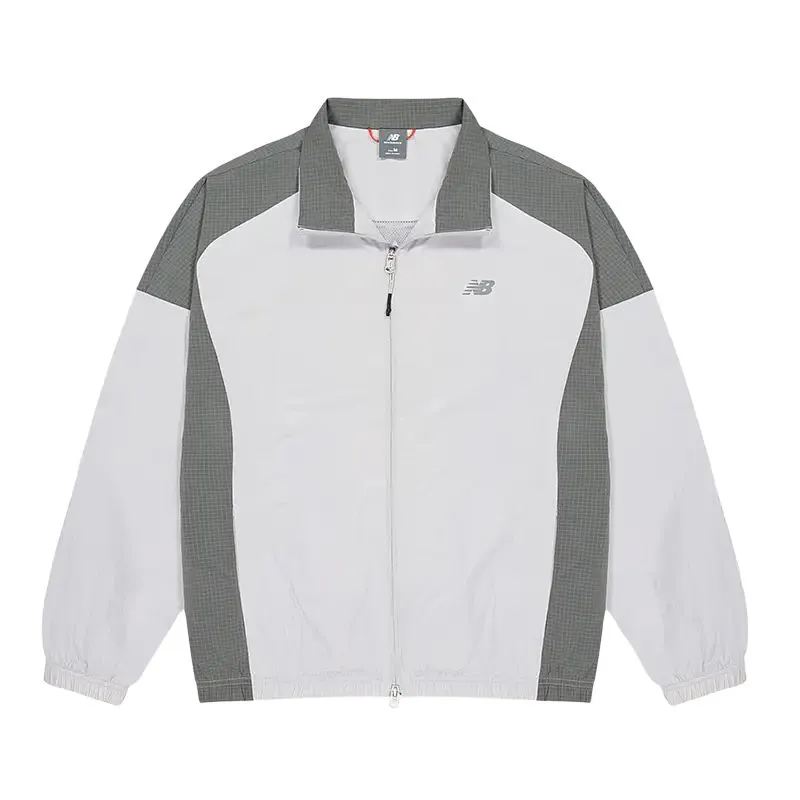 New Balance Jackets Men's Gray Lapel Moderate Other