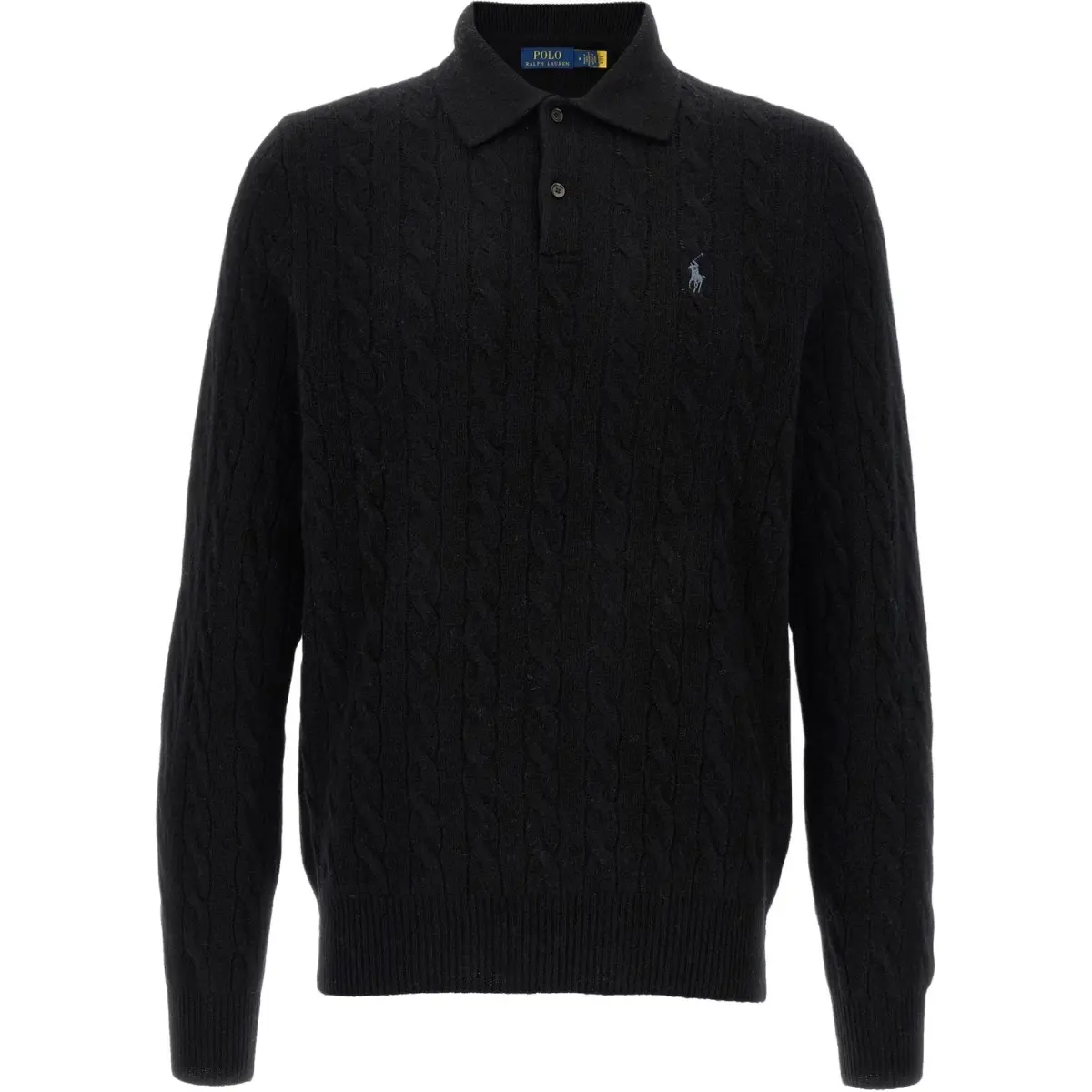 Polo Ralph Lauren cable-knit polo shirt