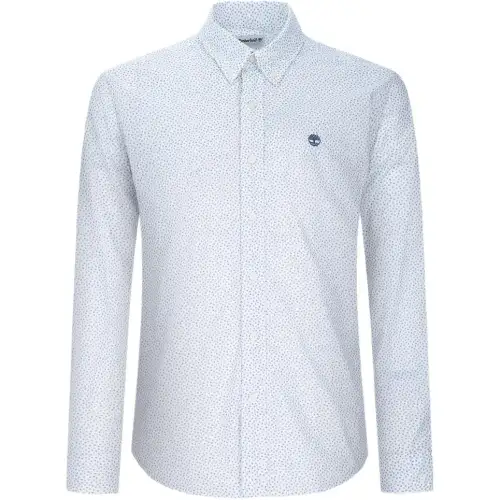 Timberland Shirts Men's White Lapel Moderate Shirt