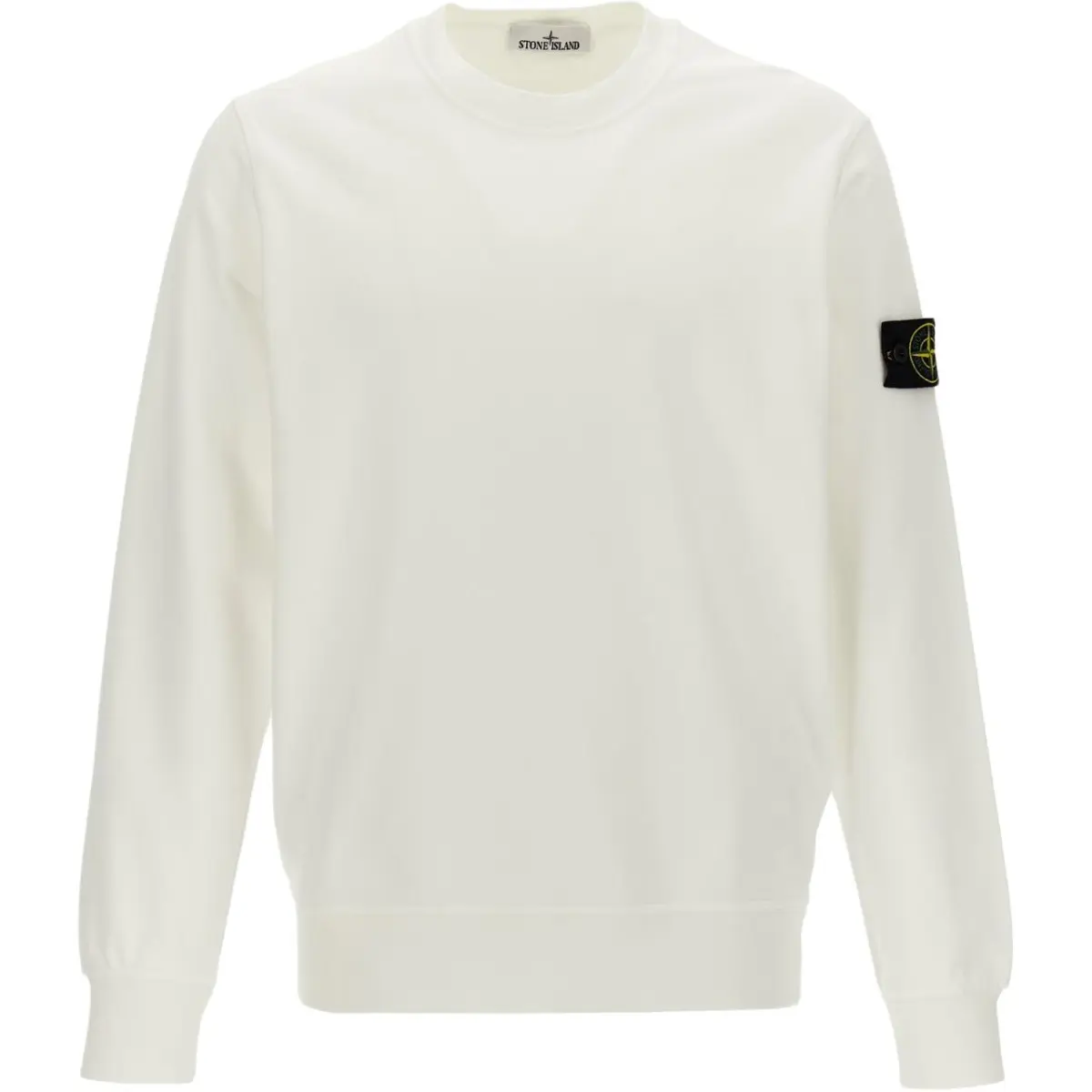 STONE ISLAND Logo Patch Crewneck Sweatshirt