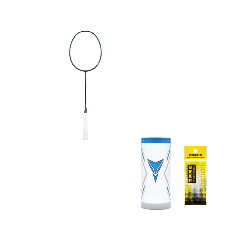 Li Ning Thunder 10 AYPU109 4 Full Carbon Badminton Rackets Offensive Type Heavy Head, Stiff Shaft Entry level