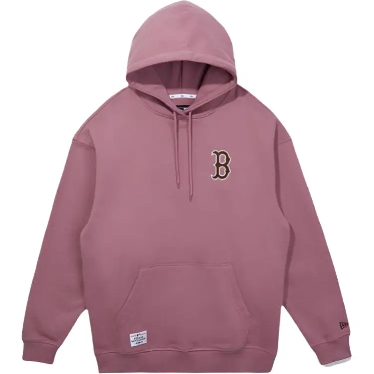 New Era Sweatshirts Unisex Pink Hooded (Non-detachable) Moderate
