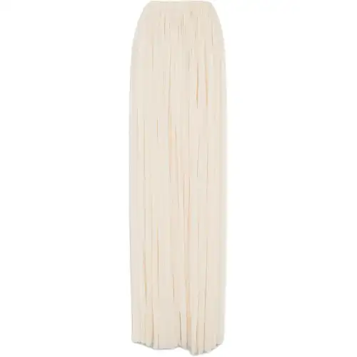 Saint Laurent pleated maxi skirt
