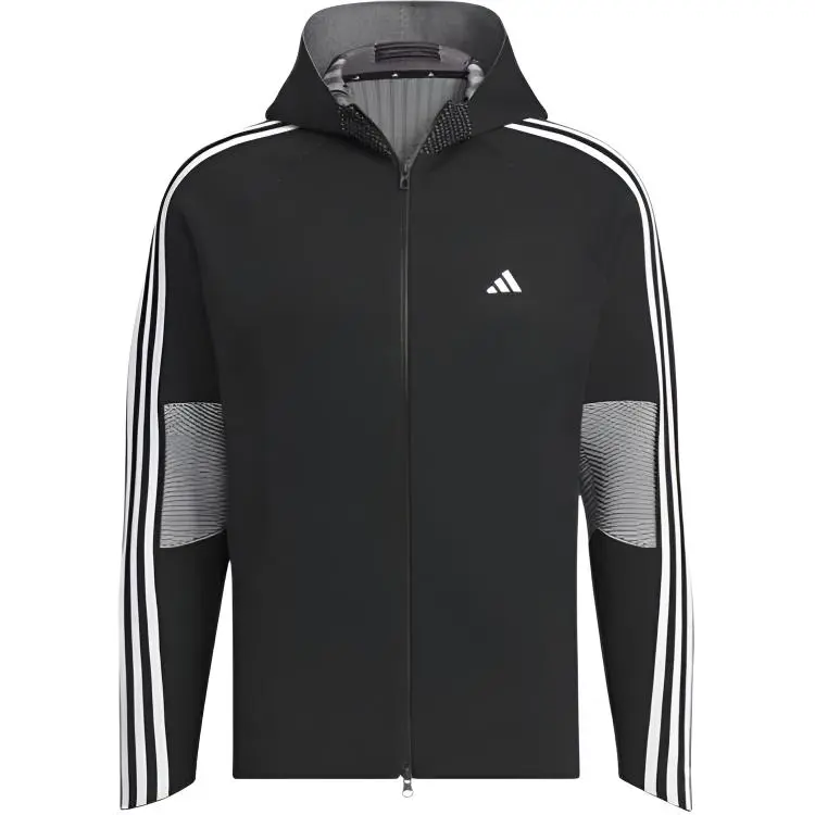 Adidas Primeknit Hooded Jacket Jackets & Coats Men's Black