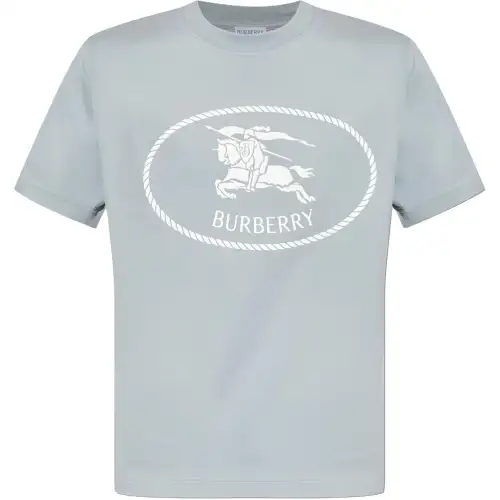 Burberry Logo Printed Crewneck T Shirt