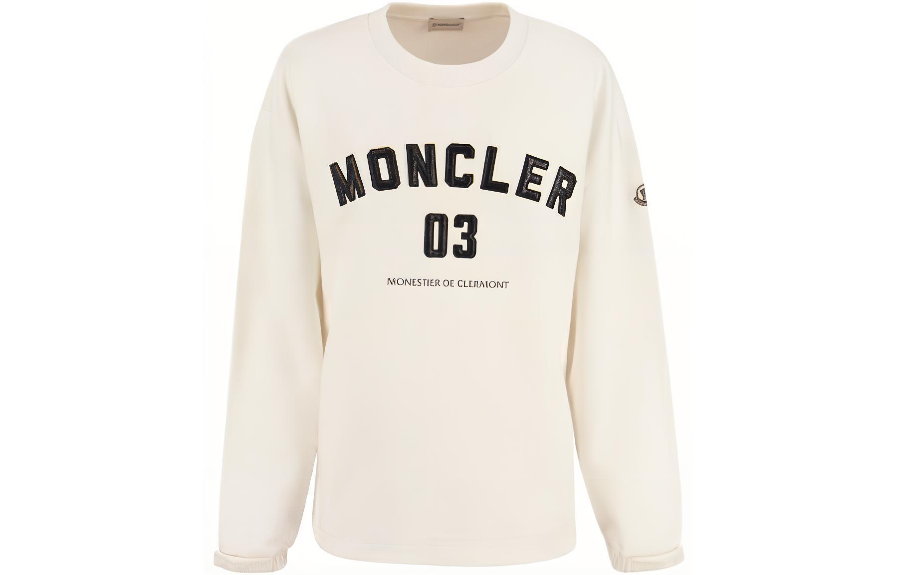 Женское худи Moncler (белое)