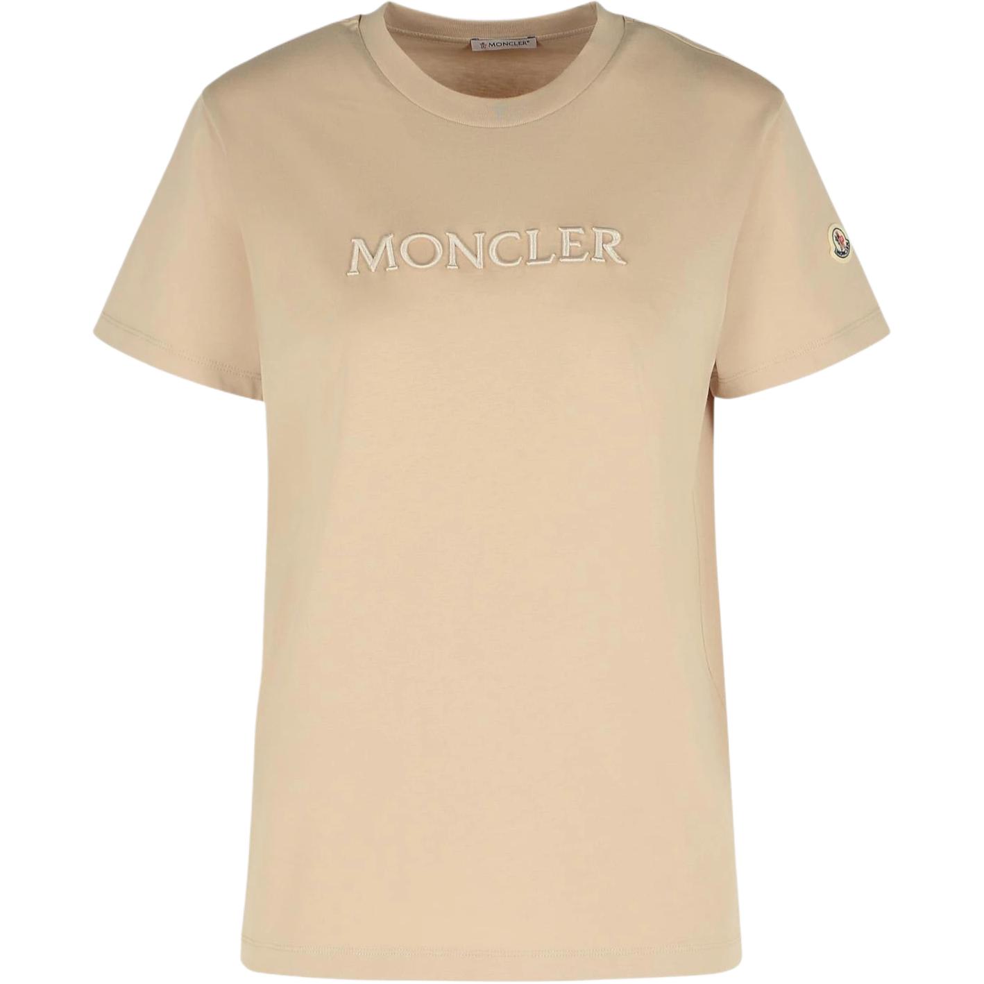 Женская футболка Moncler (белая)