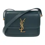 SAINT LAURENT Leather Crossbody Bags Women's Green