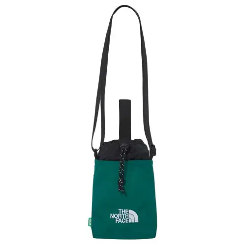 THE NORTH FACE Polyester Cord Crossbody Cell Phone Pouch Mini Unisex Green