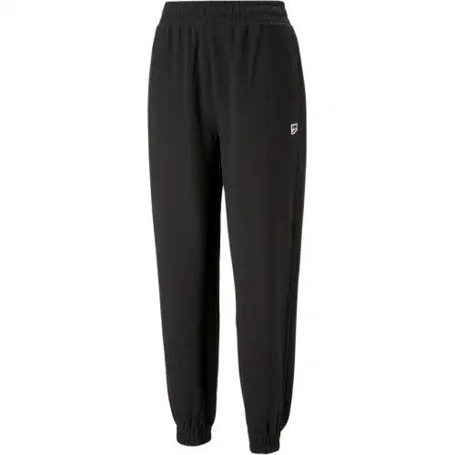PUMA Casual Pants Women's Black Moderate Cuffed Pants