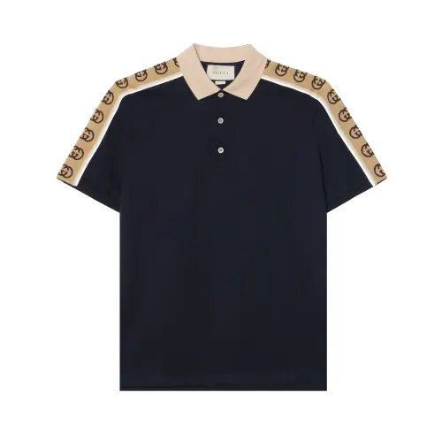 GUCCI Polo Shirt Men's Dark Blue