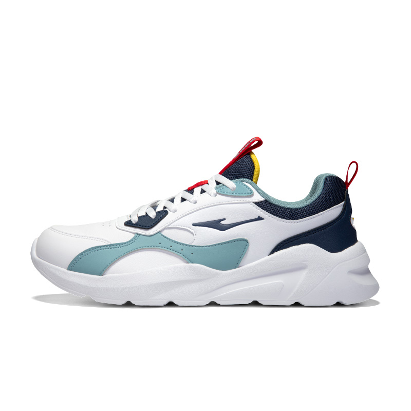 Erke Sports Life Collection Cushioning, Wear Resistant Low top Casual Running Shoes Men’s Erke Fjord Blue