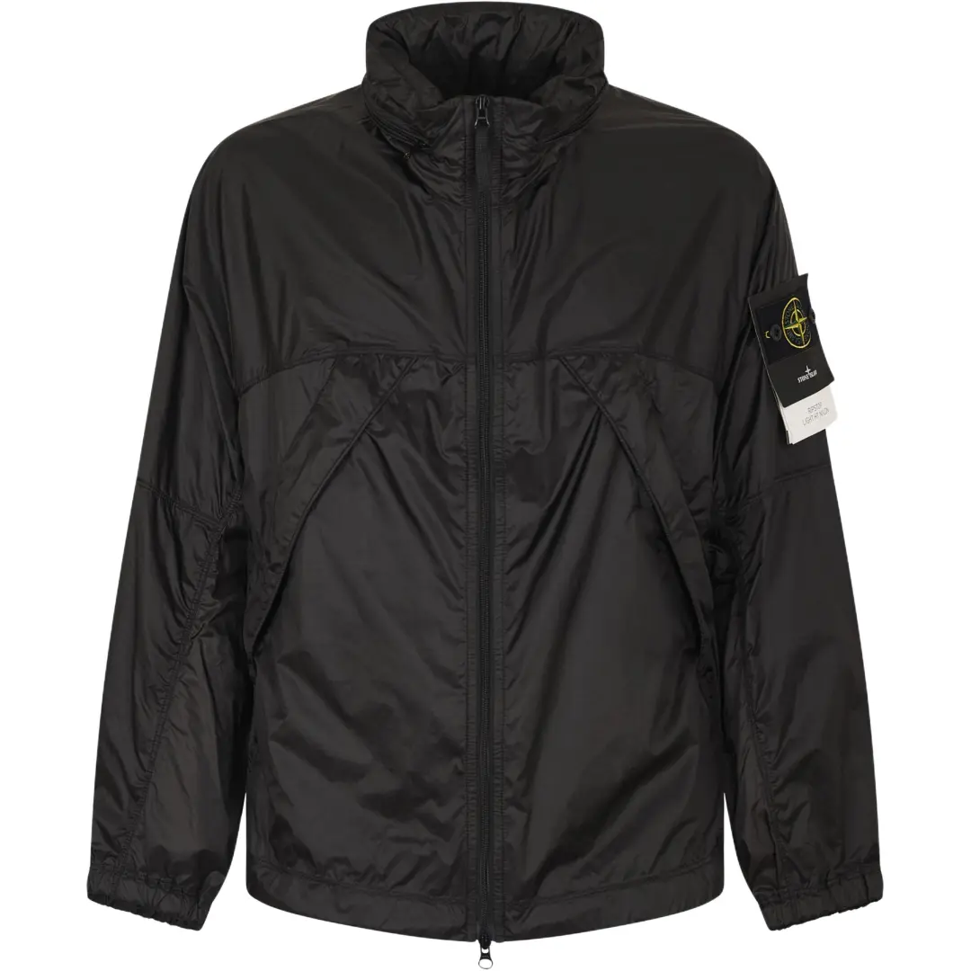 STONE ISLAND Concealed hood Zip up Windbreaker