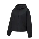 Li Ning Trench Coats Women's Black Hooded Moderate