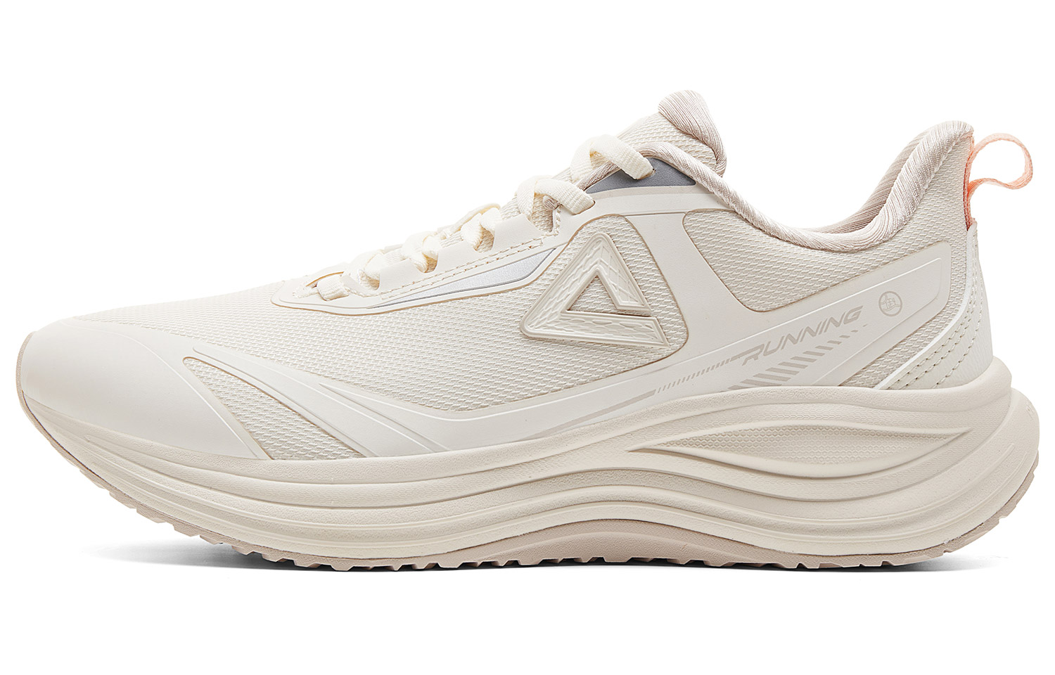 PEAK Cushioning Coverage Rebound Low top Running Shoes Women’s Canvas White