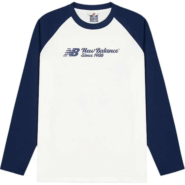 New Balance T-Shirts Men's White Crew Neck Moderate