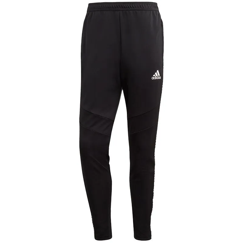 Adidas Soccer Bottoms Men's Black Moderate Slim Fit Pants