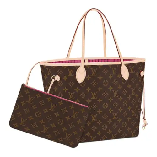 LOUIS VUITTON Neo Neverfull Monogram Mm Pivoine Lining