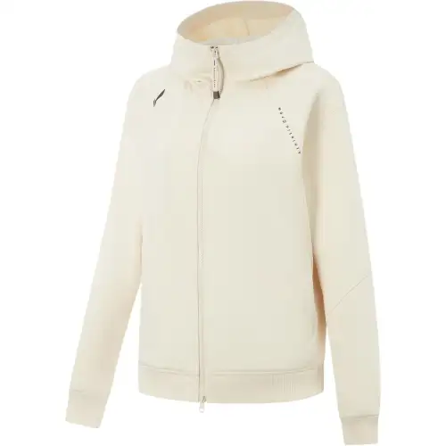 Li Ning Fitness Series Jacket Women's Eggnog Gray