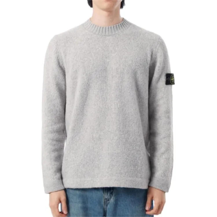 Stone Island Logo Patch Crewneck Jumper