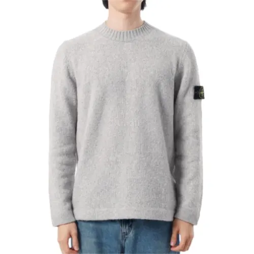 Stone Island Logo Patch Crewneck Jumper